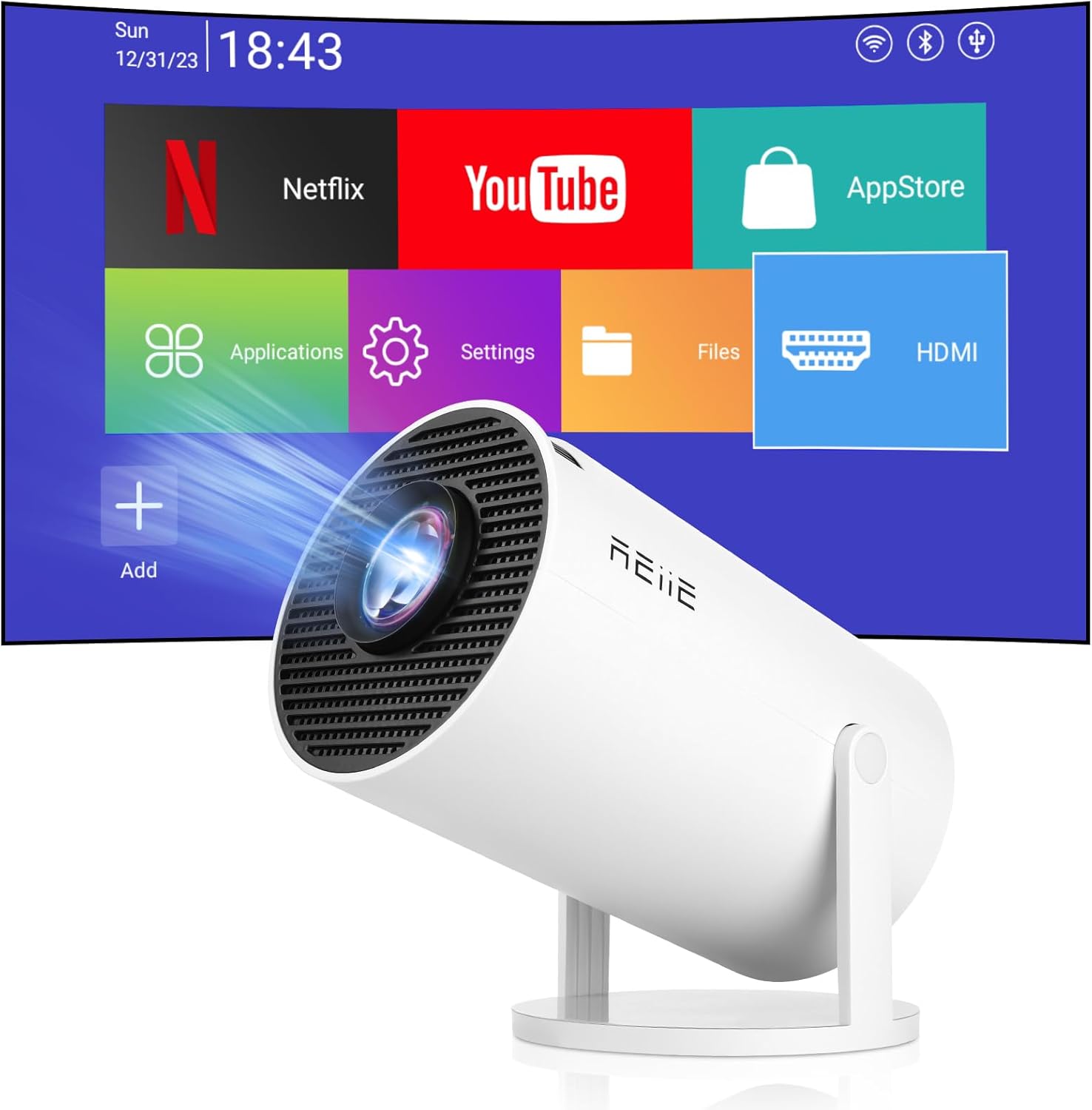 HY300 Mini Home Theater Projector